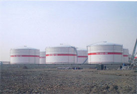 中石化天津實華十萬立原油罐區(qū)